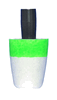 Comal Tackle Little Brother Float - Non-Slotted - 0.75" - Green/White - 25bag Comal Tackle Little Brother Float - Non-Slotted - 0.75" - Green/White - 25bag