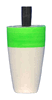 Comal Tackle Little Brother Float - Non-Slotted - 1.5" - Green/White - 25bag Comal Tackle Little Brother Float - Non-Slotted - 1.5" - Green/White - 25bag