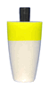 Comal Tackle Little Brother Float - Non-Slotted - 1.25" - Yellow/White - 25bag Comal Tackle Little Brother Float - Non-Slotted - 1.25" - Yellow/White - 25bag