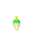 Comal Tackle Snap On - Pear - Unweighted - .75" - Green/White/White - 25 per Bag Comal Tackle Snap On - Pear - Unweighted - .75" - Green/White/White - 25 per Bag