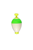 Comal Tackle Snap On - Pear - Unweighted - 1" - Green/White/White - 25 per Bag Comal Tackle Snap On - Pear - Unweighted - 1" - Green/White/White - 25 per Bag