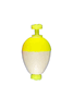 Comal Tackle Snap On - Pear - Unweighted - 1.25" - Yellow/White - 25 per Bag Comal Tackle Snap On - Pear - Unweighted - 1.25" - Yellow/White - 25 per Bag