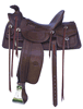 Old Time Western Saddle with Martingale Old Time Western Saddle with Martingale