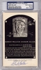 Bob Feller PSA/DNA Certified Authentic Autograph Artvue HOF Plaque Bob Feller PSA/DNA Certified Authentic Autograph Artvue HOF Plaque
