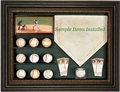 Baseball Base & Balls Display Case