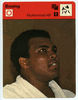 1977 Boxing Card MUHAMMAD ALI Editions Recontre SPORTSCASTER 1977 Boxing Card MUHAMMAD ALI Editions Recontre SPORTSCASTER