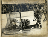 1975 NHL Hockey KEN DRYDEN & SERGE SAVARD Vintage Photograph vs BUFFALO SABRES In PLAYOFFS 1975 NHL Hockey KEN DRYDEN & SERGE SAVARD Vintage Photograph vs BUFFALO SABRES In PLAYOFFS