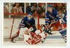 1990 Hockey STEVE YZERMAN, RANDY MOLLER & JOHN VANBIESBROUCK Vintage Photo RANGERS & RED WINGS 1990 Hockey STEVE YZERMAN, RANDY MOLLER & JOHN VANBIESBROUCK Vintage Photo RANGERS & RED WINGS