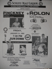 1992 DARYL PINCKNEY vs LUIS ROLON, WINKY WRIGHT On-Site Boxing Poster TAMPA, FLORIDA 1992 DARYL PINCKNEY vs LUIS ROLON, WINKY WRIGHT On-Site Boxing Poster TAMPA, FLORIDA