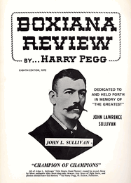 Boxiana Review #8 1972 - John L. Sullivan on Cover Boxiana Review #8 1972 - John L. Sullivan on Cover