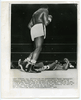 1954 Boxing EZZARD CHARLES Knocks Out BOB SATTERFIELD Vintage Photograph 1954 Boxing EZZARD CHARLES Knocks Out BOB SATTERFIELD Vintage Photograph