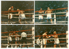 1991 Boxing GEORGE FOREMAN vs EVANDER HOLYFIELD Vintage Snapshot Photograph Lot of (4) 1991 Boxing GEORGE FOREMAN vs EVANDER HOLYFIELD Vintage Snapshot Photograph Lot of (4)