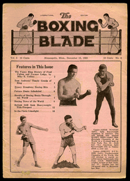 The Boxing Blade - Vintage Issues - 1920s The Boxing Blade - Vintage Issues - 1920s