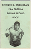 1986 Florida Boxing Record Book 1986 Florida Boxing Record Book