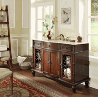 53 inch Bathroom Vanity with Decorative Cast Iron CK3303M FREE SHIPPING 53 inch Bathroom Vanity with Decorative Cast Iron CK3303M FREE SHIPPING