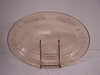 PINK DEPRESSION CABBAGE ROSE SHARON OVAL PLATTER PINK DEPRESSION CABBAGE ROSE SHARON OVAL PLATTER