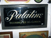 ANTIQUE PALATINE INSURANCE CO LONDON ADVERTISING SIGN ANTIQUE PALATINE INSURANCE CO LONDON ADVERTISING SIGN