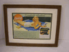 ADVERTISING COCA COLA COPYRIGHT 1941 AD FRAMED ADVERTISING COCA COLA COPYRIGHT 1941 AD FRAMED