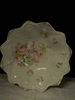 ANTIQUE GERMANY BOWL SCALLOPED EDGE WITH PINK ROSES ANTIQUE GERMANY BOWL SCALLOPED EDGE WITH PINK ROSES