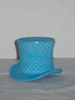 Vintage Blue Milk Glass Hat Vintage Blue Milk Glass Hat