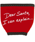 W.I.N.O.S. "Dear Santa... I Can Explain" Wine Glass Wrap W.I.N.O.S. "Dear Santa... I Can Explain" Wine Glass Wrap