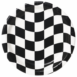 Black & White Check Party Supplies Black & White Check Party Supplies
