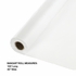 Touch of Color White Banquet Table Roll in quantities of 1 / pkg, 1 pkg / case