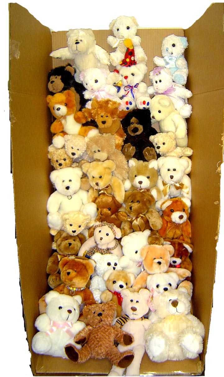 #AM3, FREE SHIPPING - 6"-7" TEDDY BEAR MIX (26 PCS/BOX, $3.85/PC ...