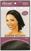 Annie Satin Scarf Black Annie Satin Scarf Black