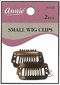 Annie Wig Clips 2ct Small Brown Annie Wig Clips 2ct Small Brown