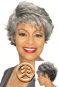 Foxy Silver Synthetic Wig Teri Foxy Silver Synthetic Wig Teri