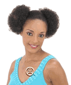 Chade New Born Free Collection Drawstring Ponytail 0290 Twin Mini Afro Chade New Born Free Collection Drawstring Ponytail 0290 Twin Mini Afro