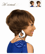 Junee Fashion Manhatten Style Human Hair Wig Virtual Junee Fashion Manhatten Style Human Hair Wig Virtual