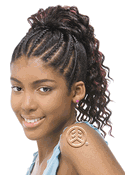 Model Model Glance Sweet Teen's Drawstring Ponytail Modesteen Model Model Glance Sweet Teen's Drawstring Ponytail Modesteen