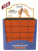 Doall Black / Orange Sanding Block Grit 100 120 180 Doall Black / Orange Sanding Block Grit 100 120 180