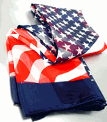 SL42X42 Red White Blue USA Flag Scarf SL42X42 Red White Blue USA Flag Scarf