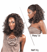 Isis Collection Premium Synthetic Hair 2 + (Half Wig + Pony Tail) TP28 Isis Collection Premium Synthetic Hair 2 + (Half Wig + Pony Tail) TP28