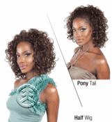 Isis Collection Premium Synthetic Hair 2 + (Half Wig + Pony Tail) TP29 Isis Collection Premium Synthetic Hair 2 + (Half Wig + Pony Tail) TP29