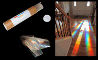Rainbow Sun Catcher Diffraction Film - 6" x 12" Rainbow Sun Catcher Diffraction Film - 6" x 12"