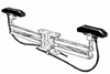P-80-VT3 80A Tandem Collector (Double Shoe) - Vertical Mount Systems P-80-VT3 80A Tandem Collector (Double Shoe) - Vertical Mount Systems