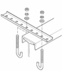 B-100-BR4A Galv Straight Bracket W/ Mounting Clips - 12 Holes, 18 Inches B-100-BR4A Galv Straight Bracket W/ Mounting Clips - 12 Holes, 18 Inches
