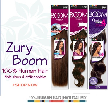 Zury Boom 100% Human Hair Natural Mix Hair