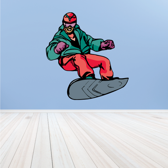 Snowboarding Wall Decal Vinyl Sticker Car Sticker Die Cut Sticker