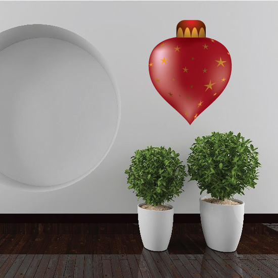 Christmas Ornament Wall Decal Vinyl Car Sticker Uscolor001