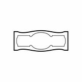 Single Line Frame Decals