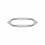 Single Line Frame Decals