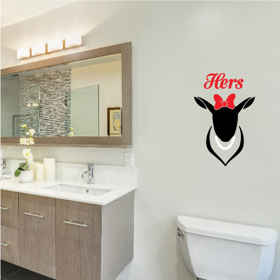 Hers Doe Decal - Vinyl Decal - Car Decal - Vd2color002