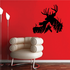 Family Deer Kissing Decal
