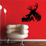 Family Deer Kissing Decal