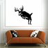 Elk Buck Deer Jumping Decal